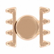 Cymbal ™ DQ metaal Magnetische sluiting Ateni voor SuperDuo kralen - Rosé goud